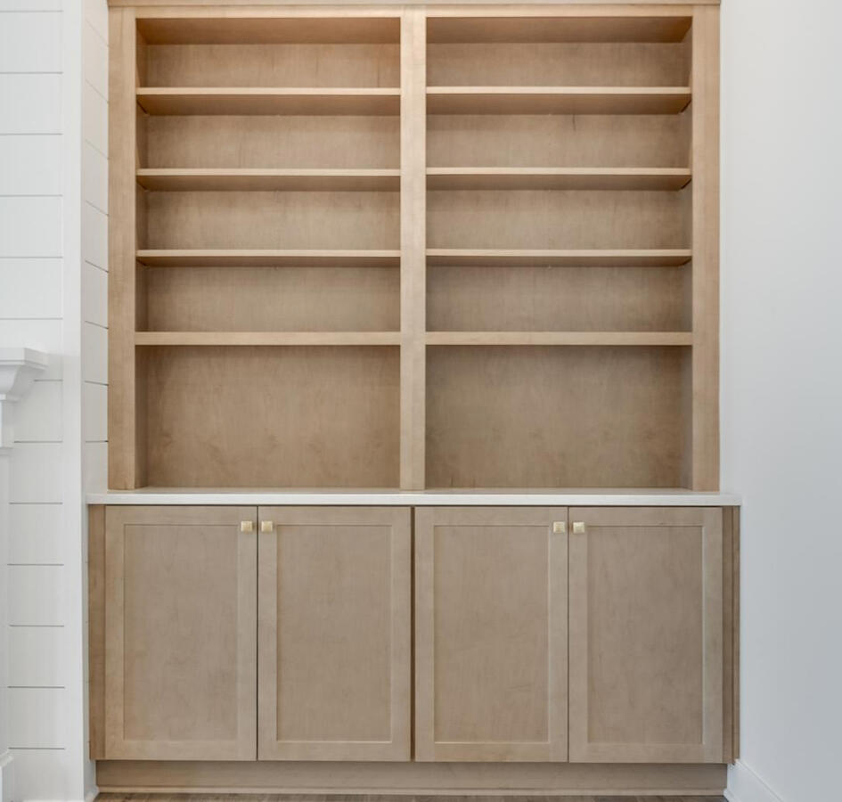 We had our trusted employees install marble table tops, laminate flooring, and paint all of the cabinets to a the customers desired color choice.